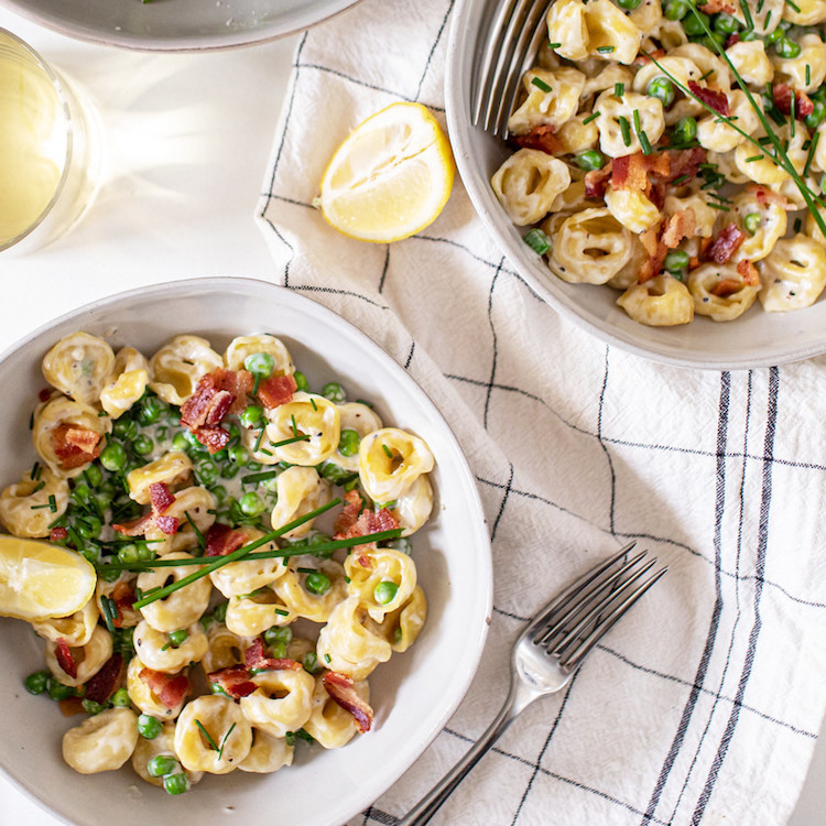 Picture of Spring Pea & Bacon Tortellini